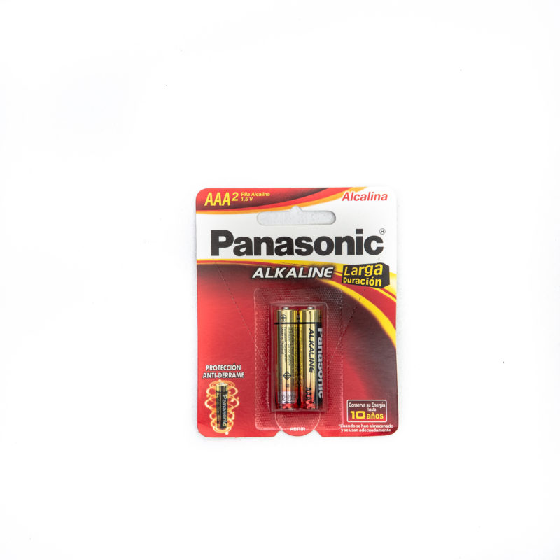 PILA PANASONIC AAA ALKALINA X2 El Super Tendero